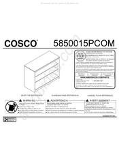 Cosco 5850015PCOM Instrucciones De Montaje