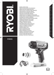 Ryobi R18HG Traducción De Las Instrucciones Originales