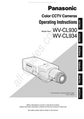 Panasonic WV-CL934 Manual De Instrucciones