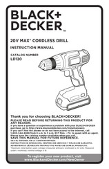 Black and Decker LD120 Manual De Instrucciones