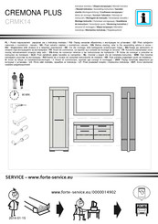 Forte CREMONA PLUS CRMK14 Instrucciones De Montaje