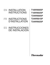 Thermador T24IW902SP Instrucciones De Instalación