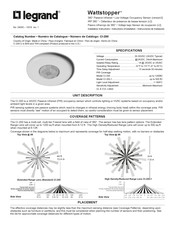 LEGRAND Wattstopper CI-200-U Instrucciones De Instalación