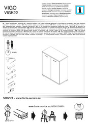 Forte VIGO VIGK22 Instrucciones De Montaje