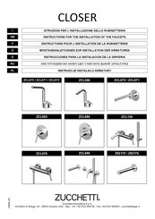 ZUCCHETTI CLOSER ZCL670 Instrucciones Para La Instalación