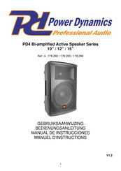 Power Dynamics 178.260 Manual De Instrucciones