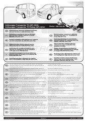 ECS Electronics VW-102-B1 Instrucciones De Montaje