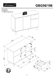 finori GBG56/196 Instrucciones De Montaje