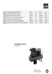 Schneider Airsystems UNM 660-10-90 D Manual De Instrucciones Original