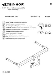 Steinhof M-061 Instrucciones De Instalación Y De Operación