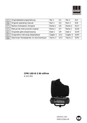 Schneider Airsystems CPM 160-8-2 W-oilfree Manual De Instrucciones Original