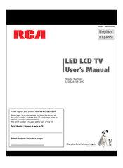 RCA LED42A55R120Q Manual Del Usuario