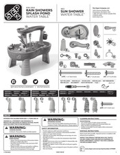 Step2 WATER TABLE SUN SHOWER 4852 Manual