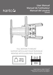 Kanto SDX640 Manual Del Usuario
