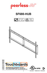 peerless-AV SF680-HUB Manual Del Usuario