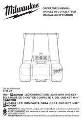 Milwaukee M18 RADIUS 2146-10 Manual Del Operador