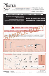 Pfister Auden BTB-AD3 Guia De Instalacion