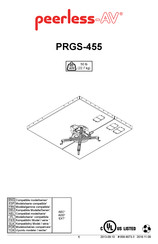 peerless-AV PRGS-455 Manual Del Usuario