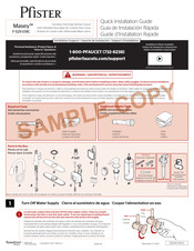 Pfister Masey F-529-EMC Guía De Instalación Rápida