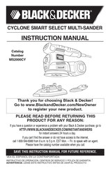Black and Decker MS2000CY Manual De Instrucciones