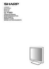 Sharp LL-T15S3 Manual De Funcionamiento