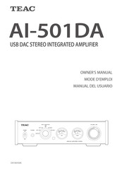 Teac AI-501DA Manual Del Usuario