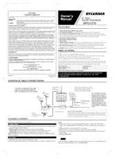 Sylvania SRT2127S Manual Del Propietário