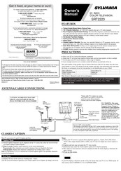 Sylvania SRT2223 Manual Del Propietário