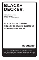 Black and Decker MOUSE BDEMS230 Manual De Instrucciones