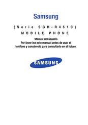 Samsung SCH-R451C Serie Manual Del Usuario