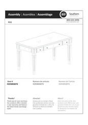 Southern Enterprises HO938500TX Instrucciones De Asamblea