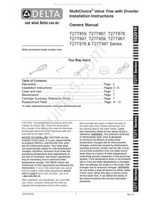 Delta MultiChoice T27T867 Serie Manual Del Propietário