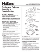 NuTone 8663RLG Instrucciones De Instalación