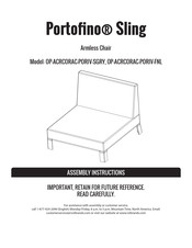 rst brands Portofino Sling OP-ACRCORAC-PORIV-SGRY Instrucciones De Montaje