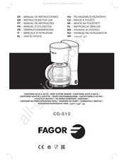 Fagor CG-512 Manual De Instrucciones