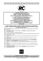 RC RC7078RE Manual De Funcionamento