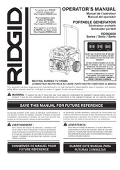 RIDGID RD903600 Serie Manual Del Operador