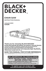 Black and Decker CS1216-CA Manual De Instrucciones