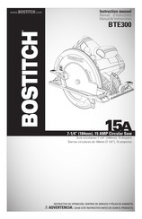 Bostitch BTE300 Manual De Instrucciones
