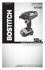 Bostitch BTC440 Manual De Instrucciones