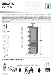 Forte DUCATO DCTH63L Instrucciones De Montaje