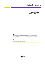 LG W2600V Guia Del Usuario