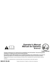 McCulloch M195-42T Manual De Operario