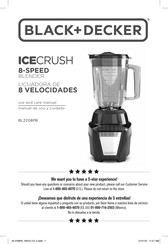 Black and Decker ICECRUSH BL2208PB Manual De Uso Y Cuidado