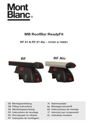 Mont Blanc RF 21 Alu Instrucciones De Montaje