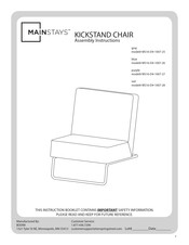 Mainstays MS16-D4-1007-27 Instrucciones De Montaje