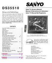 Sanyo DS35510 Manual Del Propietário