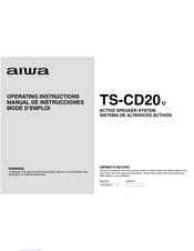 Aiwa TS-CD20U Manual De Instrucciones