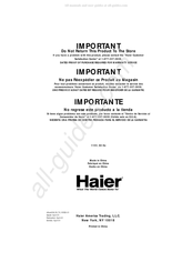 Haier HCM050EA Manual Del Usuario