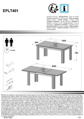 Forte EPLT401 Instrucciones De Montaje